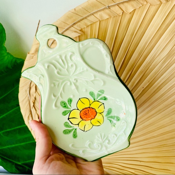 Vintage Kitchen Vintage 6s Japan Spoon Rest Flower Power Poshmark